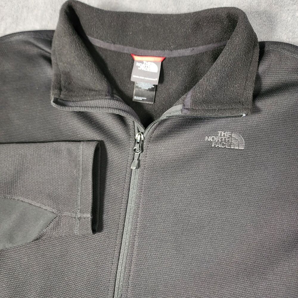 THE NORTH FACE Men's XL Canyonlands Full Zip Fleece Jacket Black Outdoor Fall